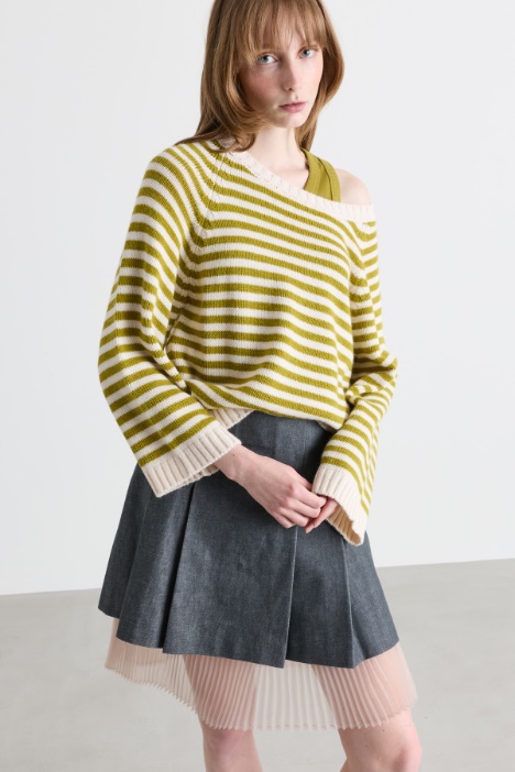 Gestreifter Pullover - Intrend