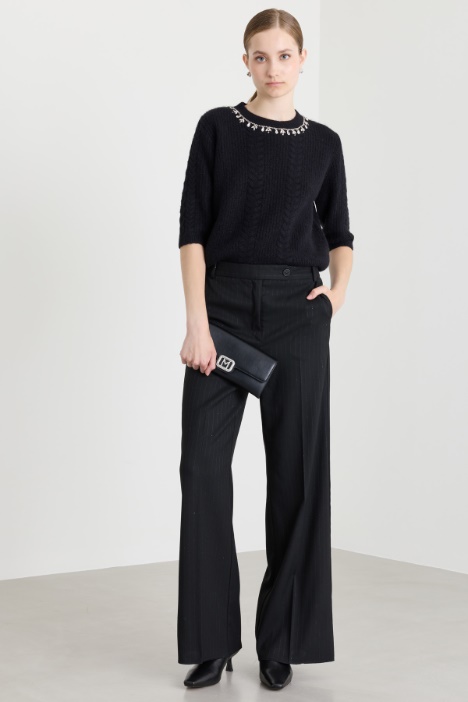 Maglia con applicazione gioiello - Intrend