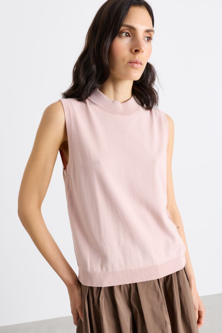 Top en maille - ROSE - Intrend - 3