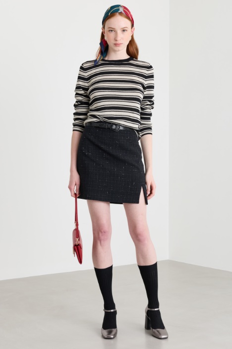 Figurbetonter Feinstrickpullover - Intrend