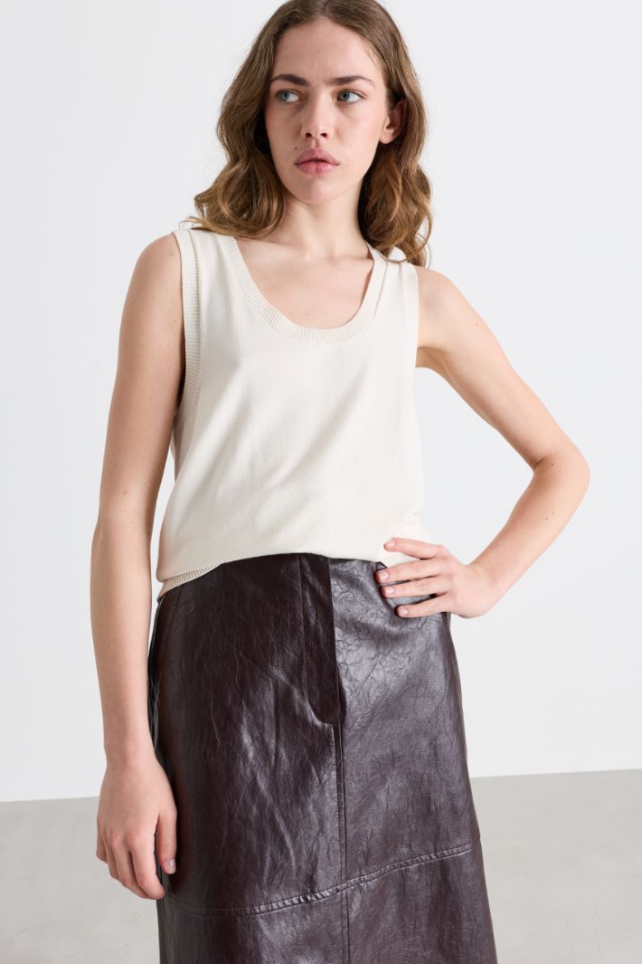 Stretch-Stricktop - WEISS - Intrend - 2