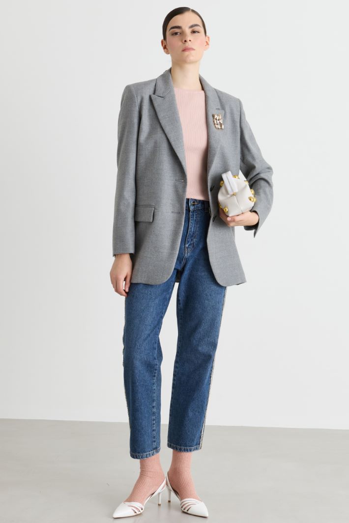 Figurbetontes Rippshirt - ROSA - Intrend