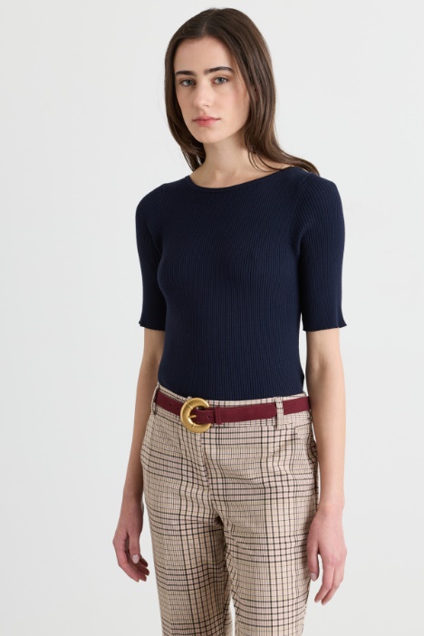 Fitted ribbed top - Intrend