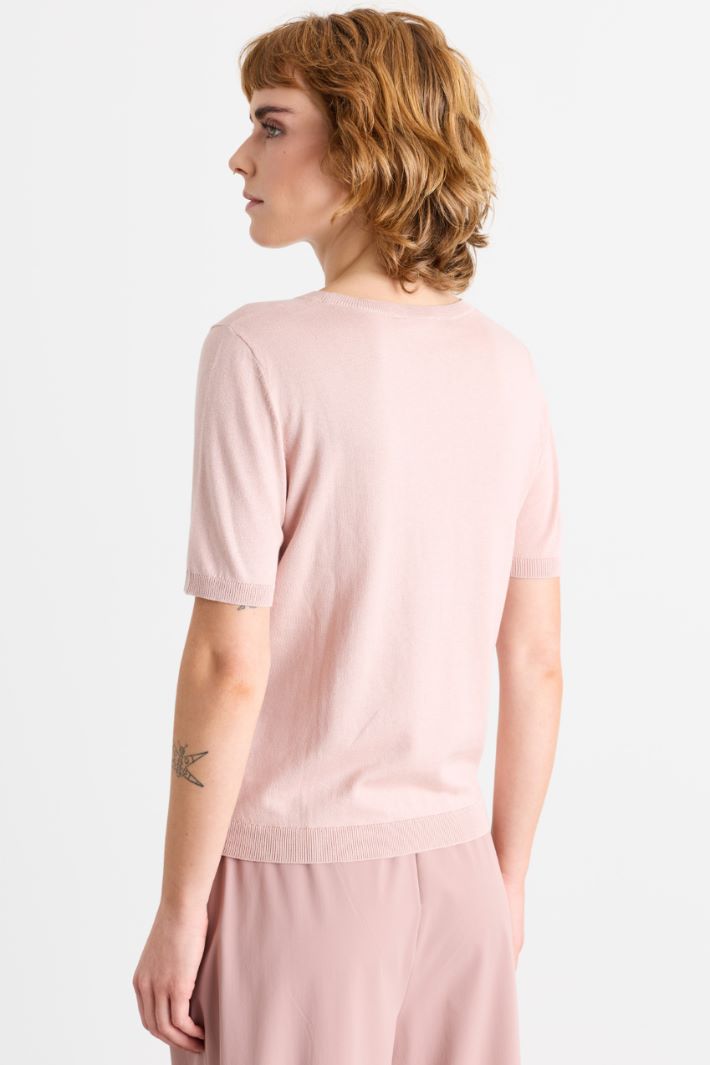 Camiseta de punto - ROSA - Intrend - 4