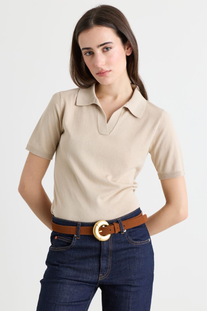 Strickpolo - BEIGE - Intrend - 2