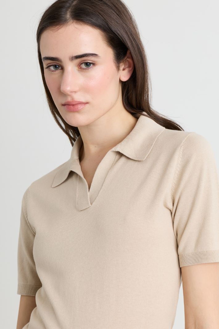 Strickpolo - BEIGE - Intrend - 3