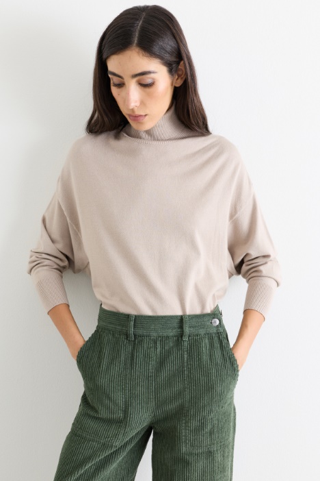 Oversized roll-neck jumper - Intrend