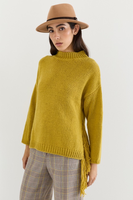 Pull à franges latérales - Intrend