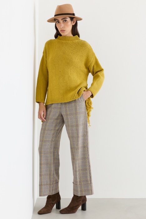 Maglia con frange laterali - Intrend