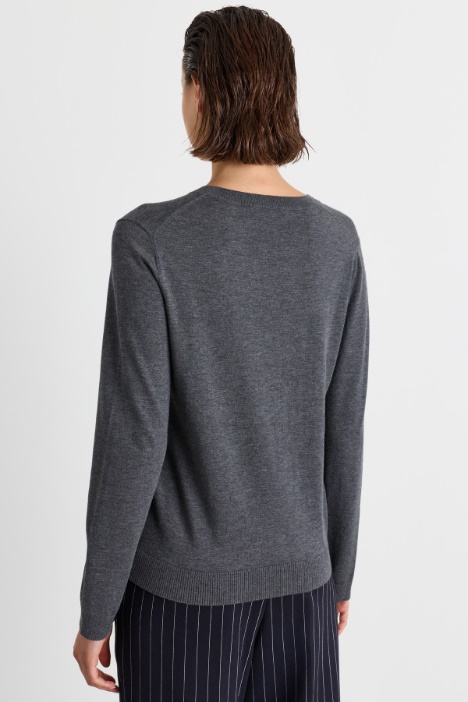 Maglia in seta e lana