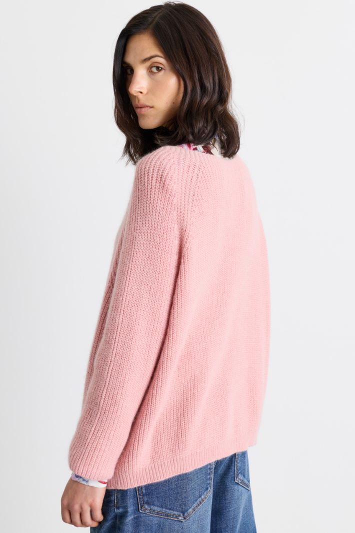 Jersey de escote amplio - ROSA - Intrend - 4