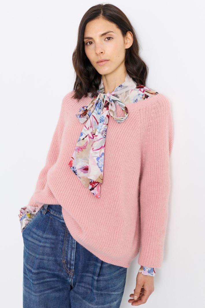 Jersey de escote amplio - ROSA - Intrend - 2