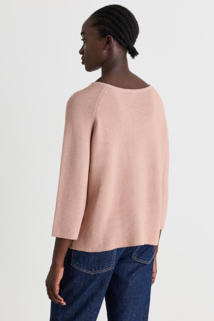 Maglia a punto links - ROSA - Intrend - 4