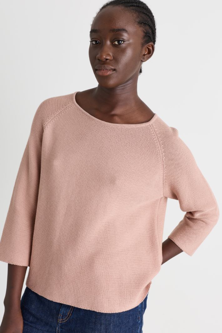 Maglia a punto links - ROSA - Intrend - 3