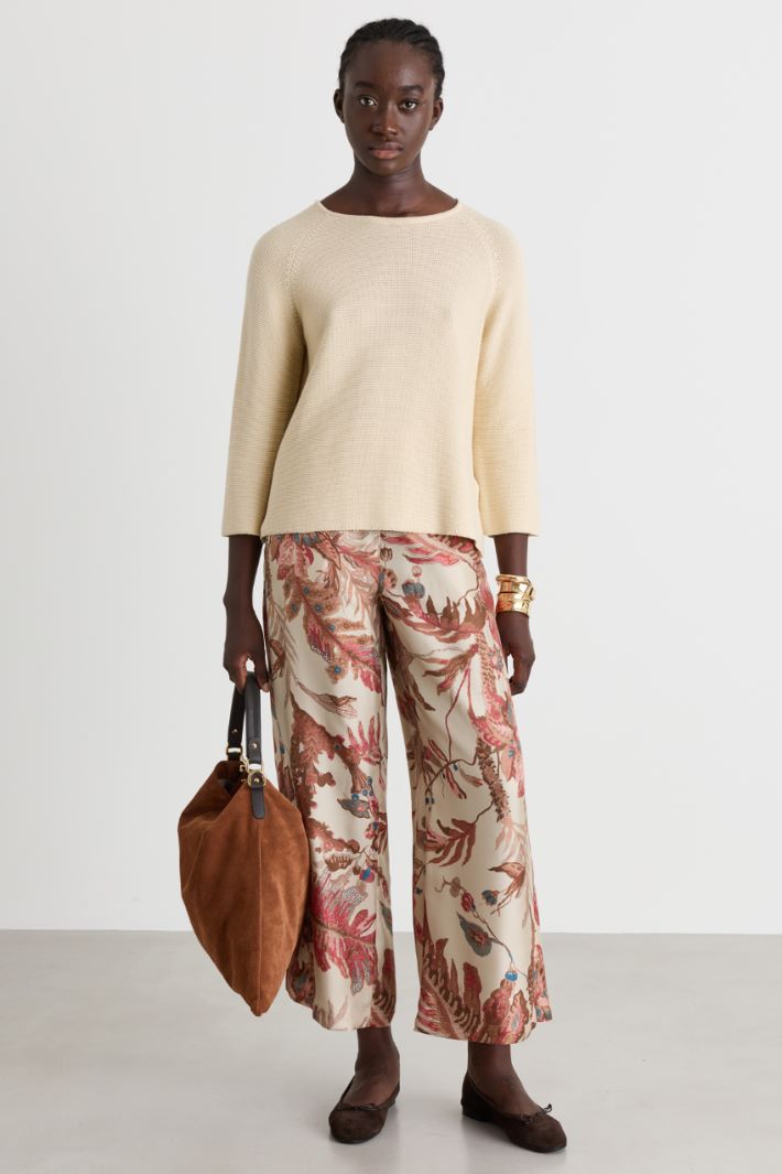 Maglia a punto links - BEIGE - Intrend