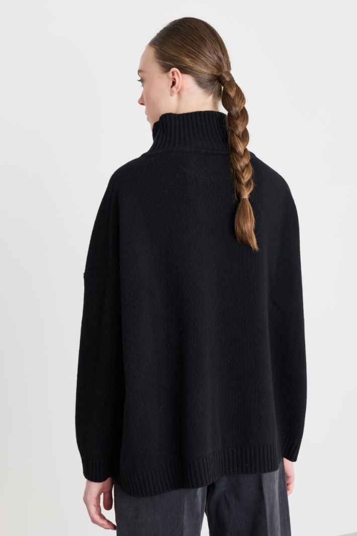 Pull à col roulé - NOIR - Intrend - 4