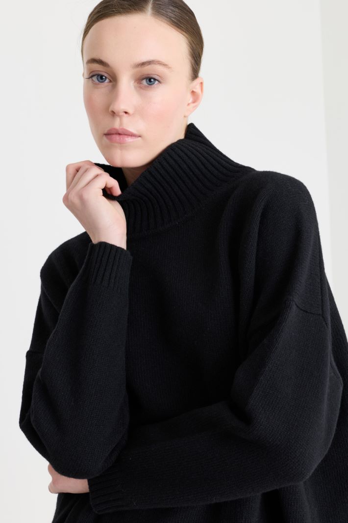 Pull à col roulé - NOIR - Intrend - 3