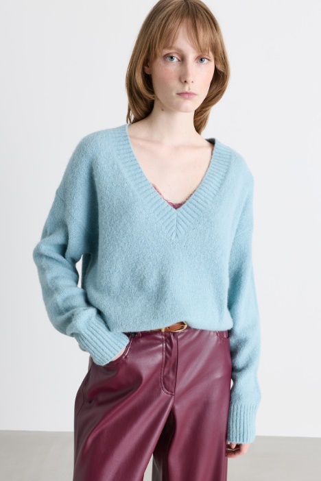 V-neck jumper - Intrend