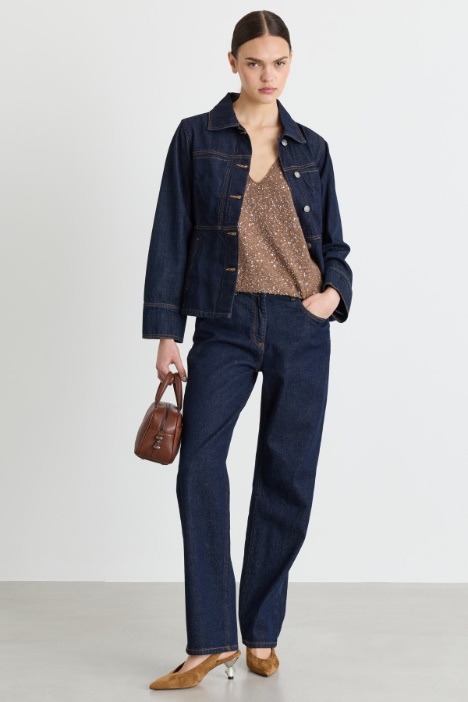 Top con paillettes - Intrend