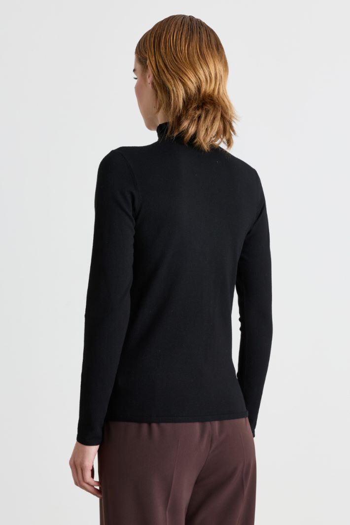 Fitted jumper - BLACK - Intrend - 4
