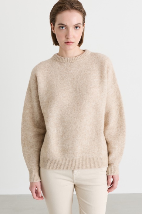 Oversized ribbed jumper - Intrend