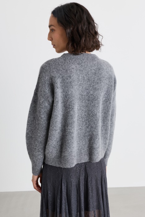 Maglia oversize alpaca e lana