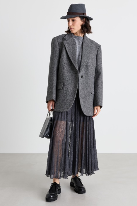 Gerippter Oversize-Pullover - Intrend