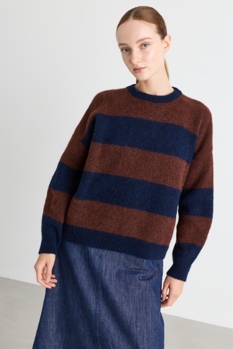 Oversized ribbed jumper - Intrend