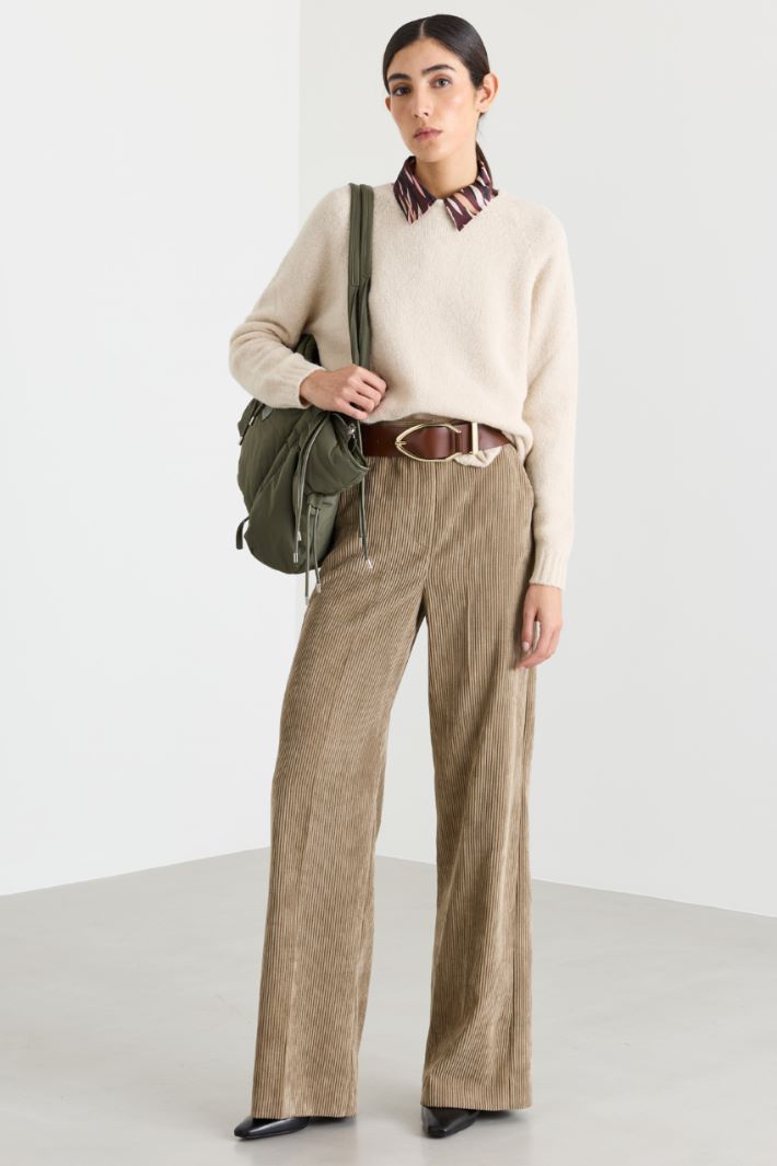 Rundhalspullover - BEIGE - Intrend