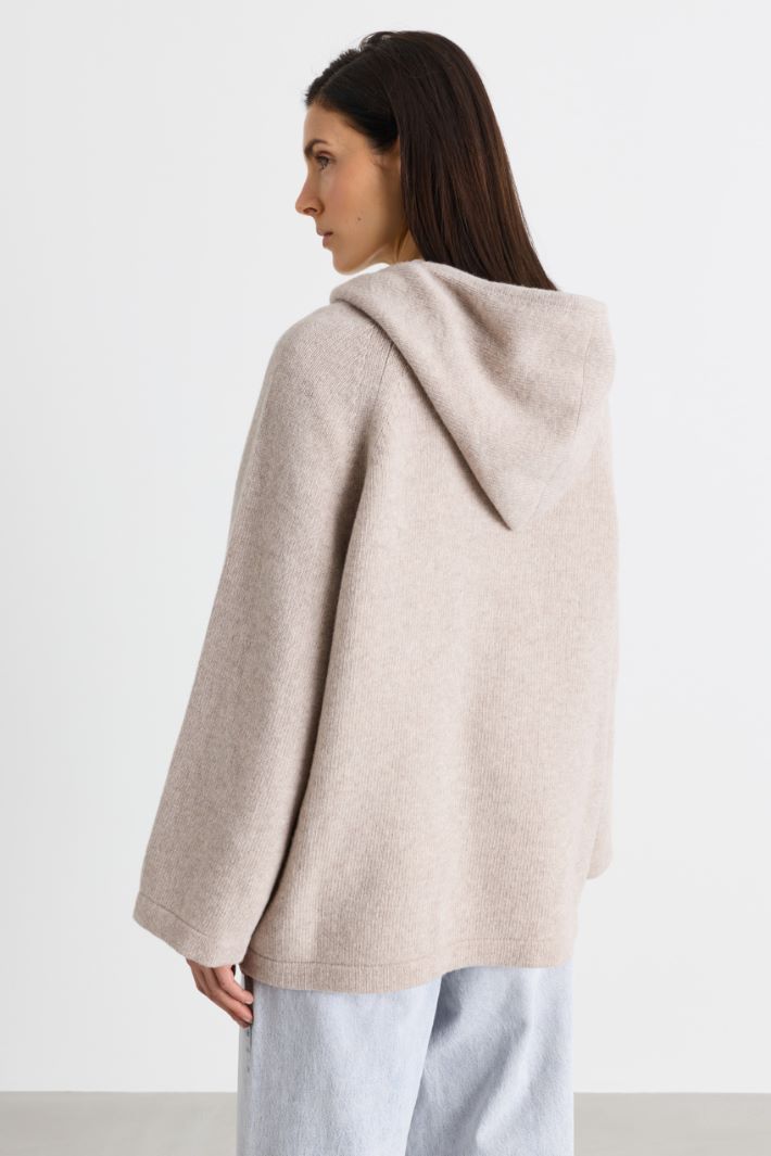 Kapuzenpullover - BEIGE - Intrend - 4
