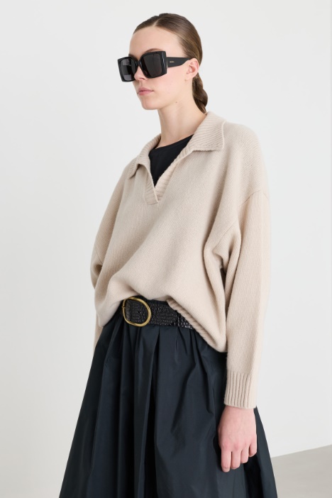 Wool Polo Jumper - Intrend