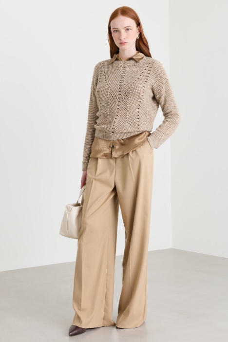 Lurex-Pullover - Intrend