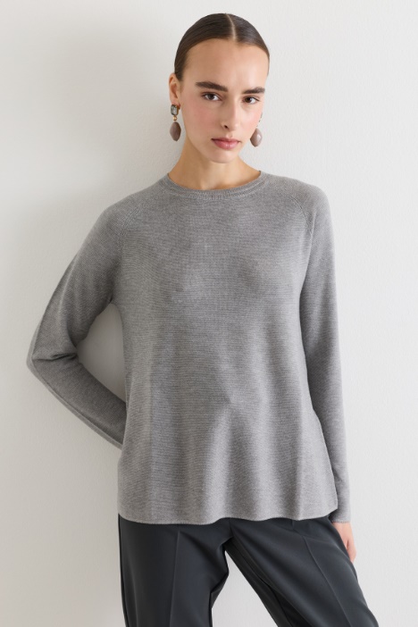 Soft links-stitch jumper - Intrend
