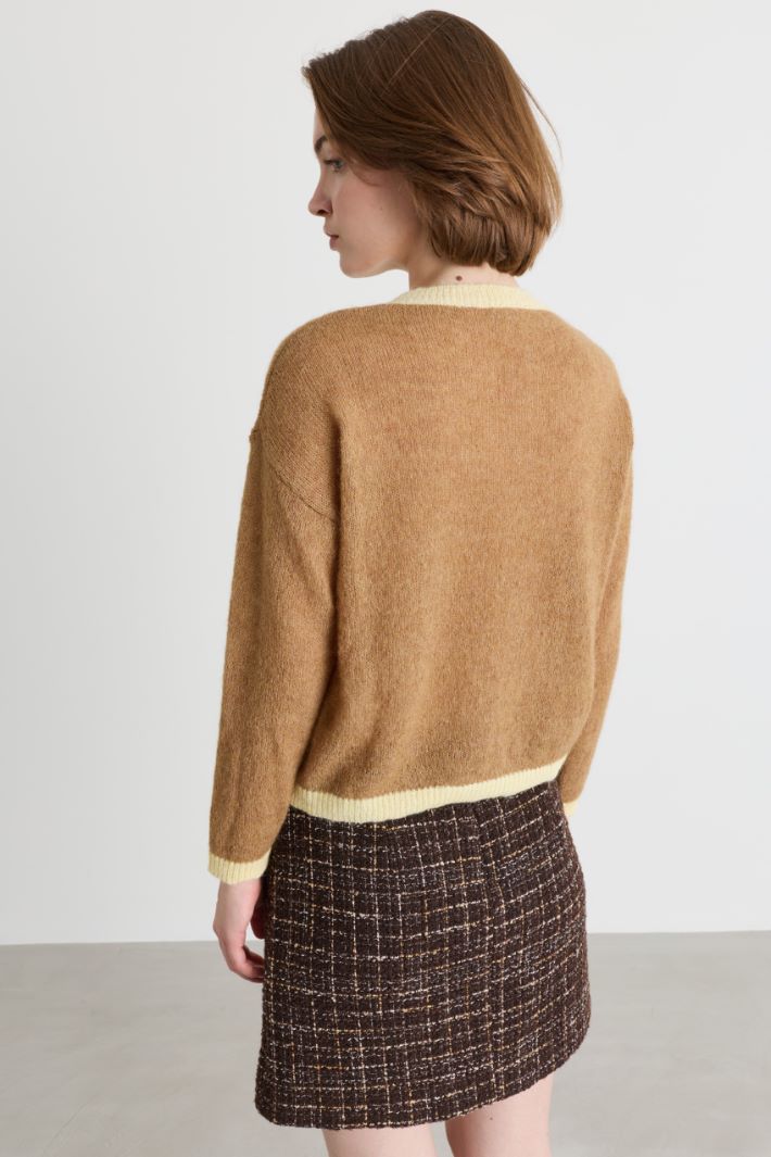 Maglia soft con fantasia - CAMMELLO - Intrend - 4