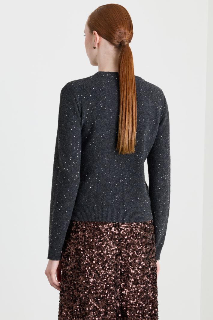 Sequin Jumper - GREY - Intrend - 4
