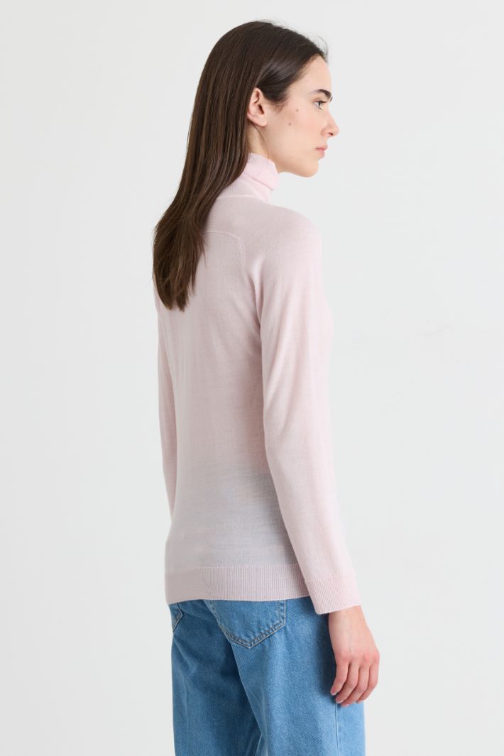 Enganliegender Rollkragenpullover - ROSA - Intrend - 4