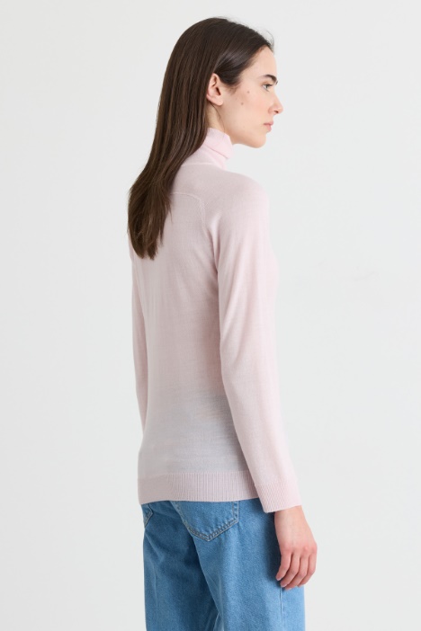 Maglia a collo alto aderente