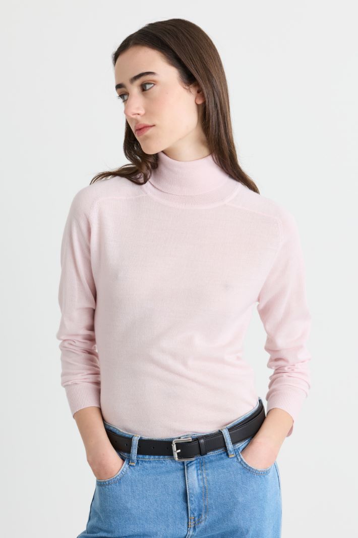 Enganliegender Rollkragenpullover - ROSA - Intrend - 2