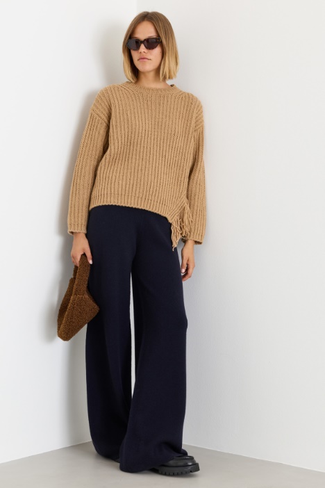 Maglia con frangia laterale - Intrend