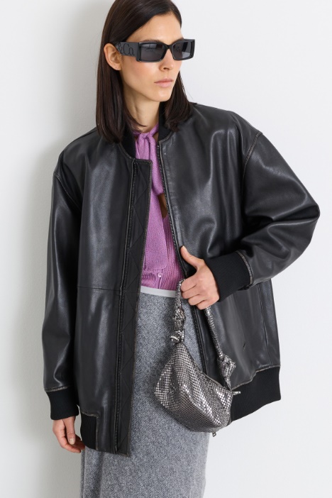 Oversized bomber jacket - Intrend