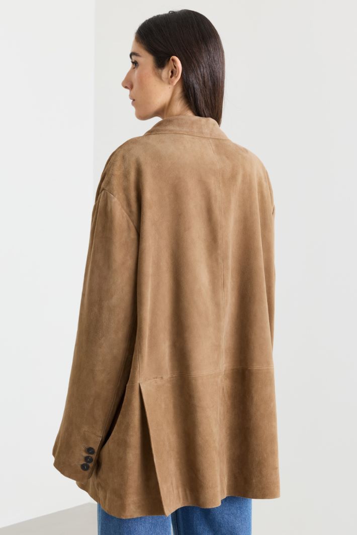 Oversized blazer - CAMEL - Intrend - 4