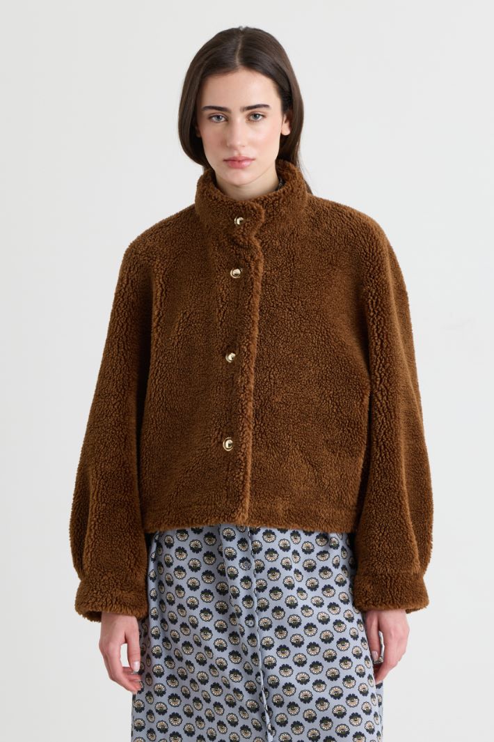 Reversible coat - BROWN - Intrend - 4