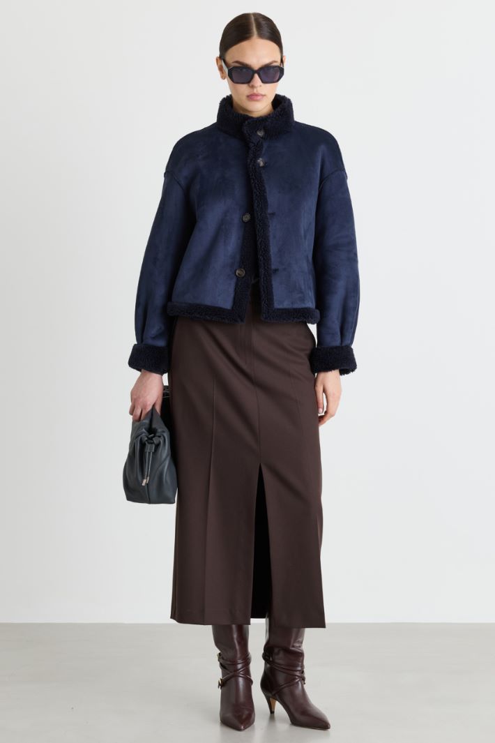 Reversible coat - BLUE - Intrend