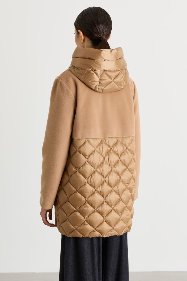Cappotto doppio materiale - CAMMELLO - Intrend - 5