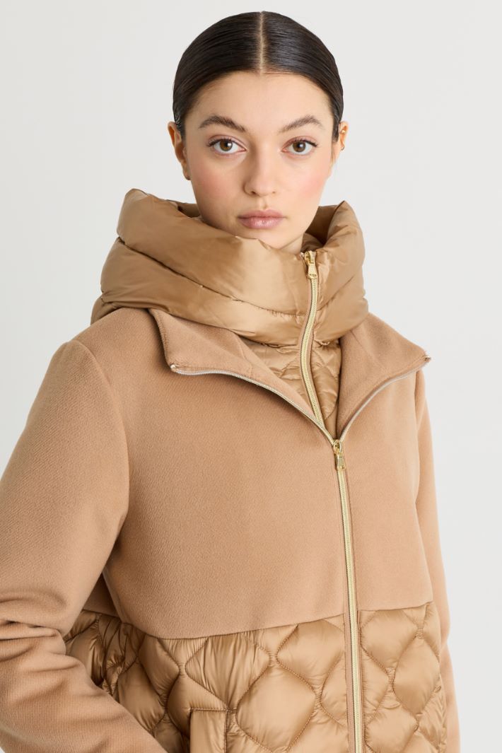 Cappotto doppio materiale - CAMMELLO - Intrend - 3