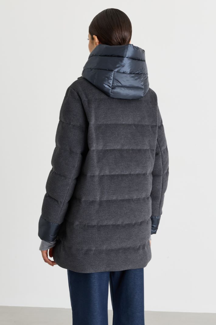 Quilted coat - GREY - Intrend - 5