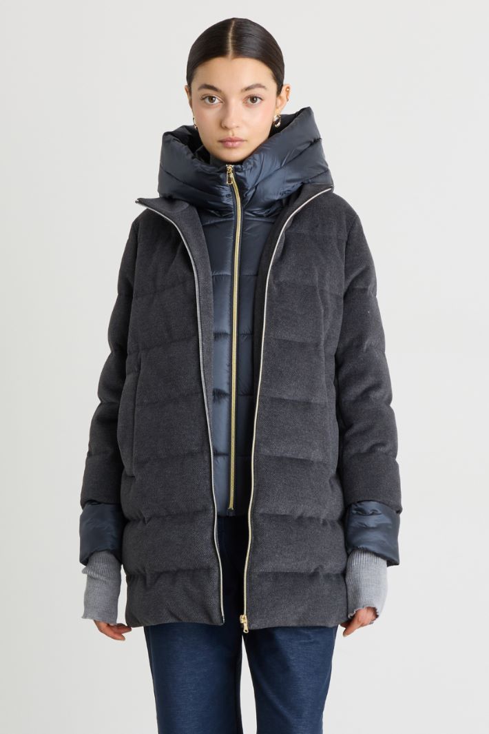 Quilted coat - GREY - Intrend - 2