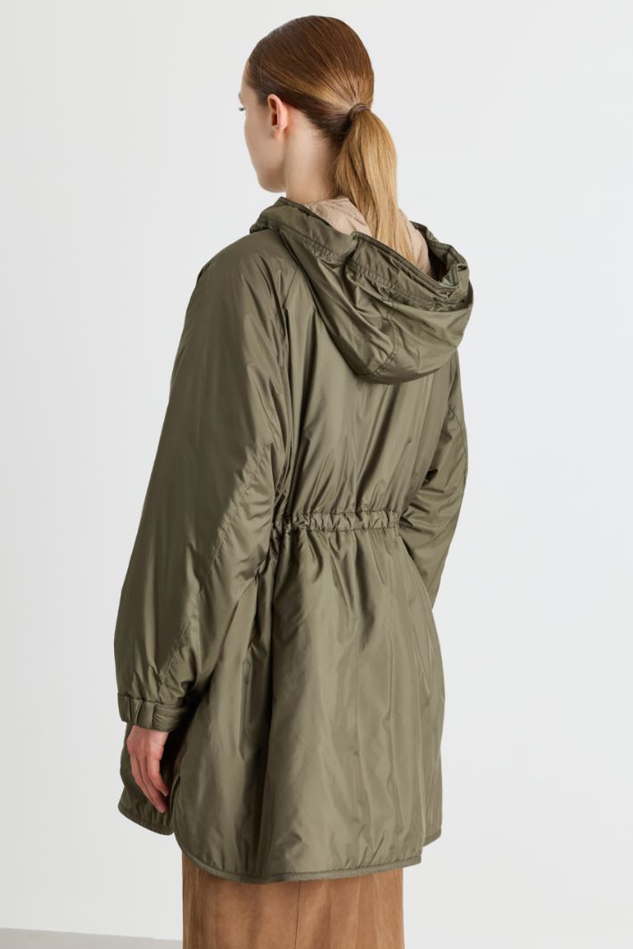 Padded hooded parka - GREEN - Intrend - 4