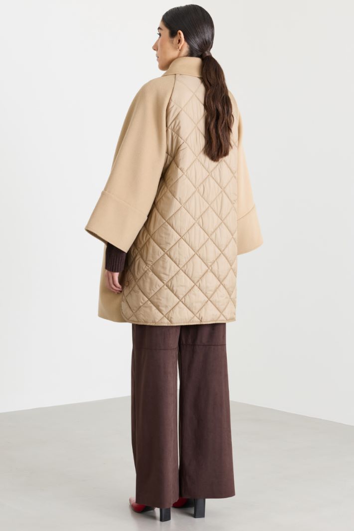 Manteau en drap double - CHAMEAU - Intrend - 4