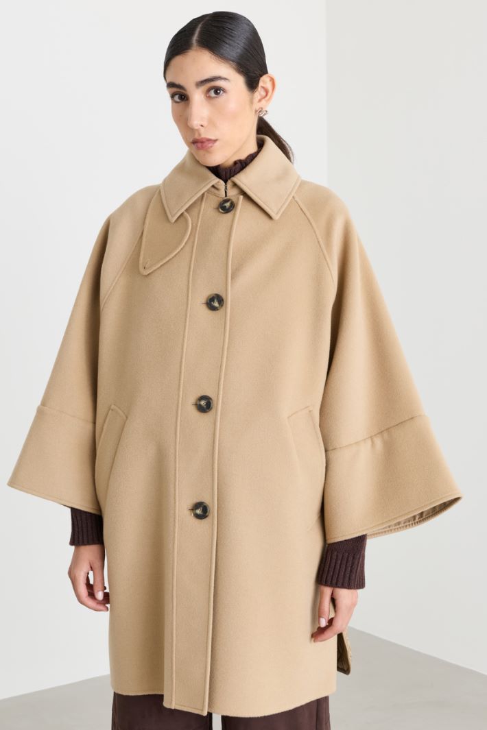Manteau en drap double - CHAMEAU - Intrend - 2